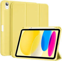 ProCase Funda con Porta Lápiz iPad A16 11ª/10ª Gen 2025/2022 –Amarillo