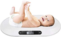 Thumbnail for BAKAJI Báscula electrónica de peso para niños recién nacidos con pantalla digital LCD báscula de peso recién nacido 20 kg/44 apagado automático y tara, color blanco