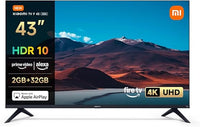 XIAOMI TV F 43, 43 Pulgadas (109 cm), 4K UHD, Smart TV, Fire OS8, Control por Voz Alexa, HDR10, MEMC, 2GB+32GB, Compatible con Apple AirPlay