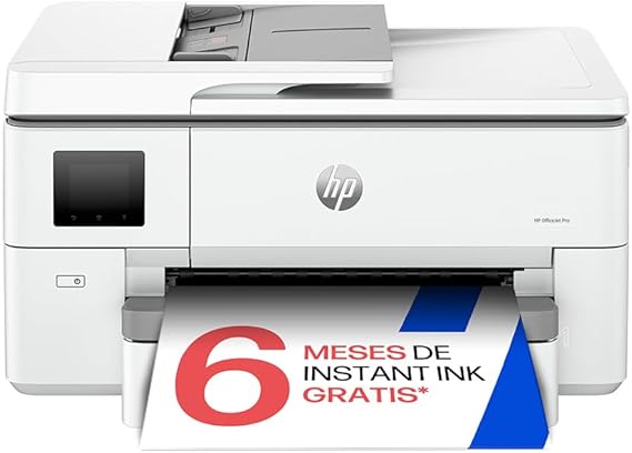 HP OfficeJet Pro 9720e - Impresora multifunción profesional de tinta, Hasta A3 e impresión automática a doble cara hasta A4, Wi-Fi, 6 meses de impresión Instant Ink con HP+