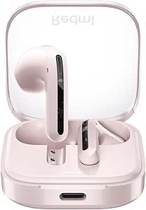 XIAOMI Redmi Buds 6 Active - Auriculares inalámbricos, cancelación de Ruido, Ligeros, hasta 36 Horas de autonomía, Bluetooth 5.3, Rosa (Versión ES)
