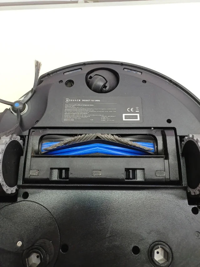 ECOVACS DEEBOT T50 Omni Robot Aspirador y mopa, 15.000Pa, Cepillo Lateral Extensible, ZeroTangle 2.0, estación Omni Todo en uno, mopa con Agua Caliente a 75℃ lultrafino de 81mm