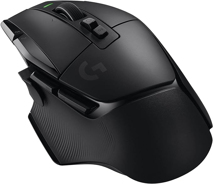 Logitech G502 X Lightspeed Ratón inalámbrico para Gaming - Ratón óptico con interruptores óptico-mecánicos híbridos LIGHTFORCE, Sensor Hero 25K, Compatible con PC - macOS/Windows - Negro