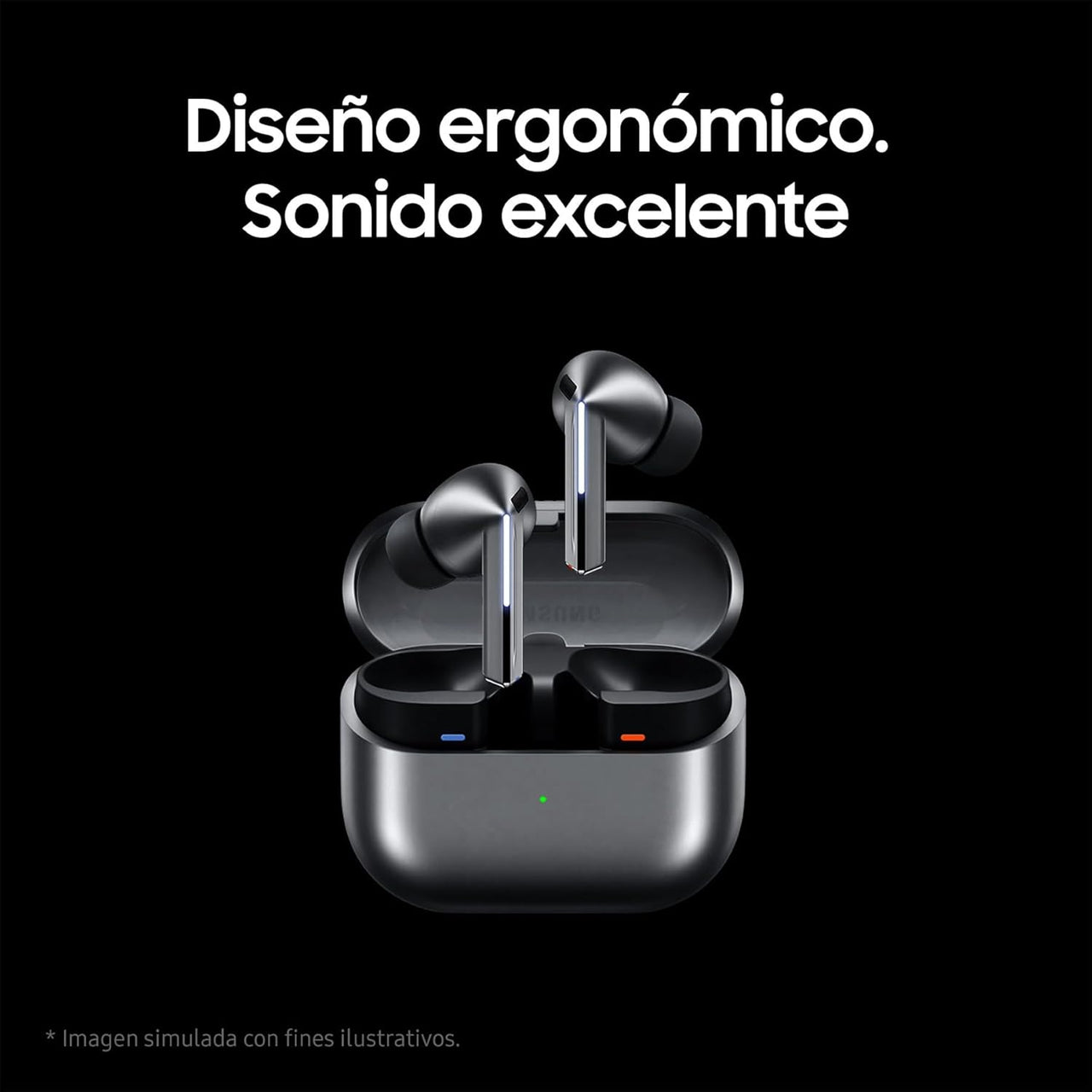 Auriculares inalámbricos ANC Hi-Fi Samsung Galaxy Buds3 Pro gris
