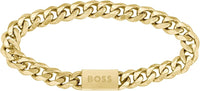 BOSS Jewelry Pulsera de Cadena para Hombre Colección CHAIN FOR HIM en Oro Amarillo - 1580403M