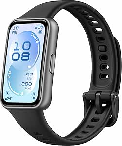 HUAWEI Band 11 Smartwatch, 1,62″ AMOLED 1500 Nits, Rastreador de Actividad, Frecuencia Cardíaca y SPO₂, hasta 14 Días Autonomía, Bienestar Emocional, Resistencia Agua, Bluetooth, Android & iOS, Negro