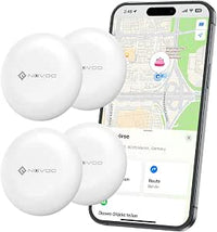 NOVOO Smart Tag, Apple y Google Find My, batería reemplazable