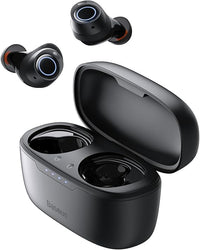 Thumbnail for Baseus Auriculares Inalambricos Bluetooth 5.3 con Cancelación Ruido Activa Híbrida -48dB, 140H de Reproducción, Resistente al Agua IPX6, 4 Micrófonos ENC, Baja Latencia 0,038s - Bowie MA10, Negro