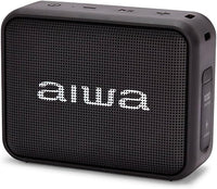 Aiwa BS-200BK: Altavoz Inalámbrico Portátil Bluetooth, True Wireless Stereo, Impermeable, Color Negro