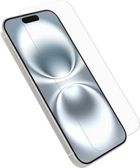 Otterbox Protector de Pantalla de Cristal Templado Premium Glass para iPhone 16, Protección avanzada contra arañazos, Protege de caídas de hasta 0,9m, Sin Caja Retail