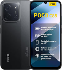 XIAOMI POCO C85 Smartphone 6+128 Go Double Caméra IA 50 MP - Noir