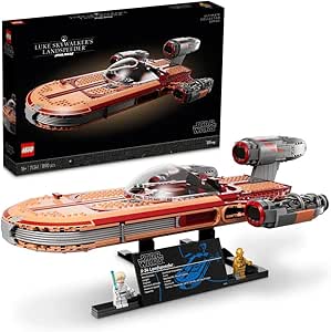 LEGO Star Wars 75341 Le Landspeeder de Luke Skywalker, Maquette de Vaisseau Spatial, Adultes