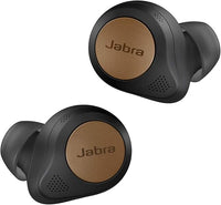Jabra Auriculares inalámbricos Elite 85t True, Cancelación Activa de Ruido Avanzada con batería de Larga duración y Altavoces potentes, Estuche de Carga inalámbrica, Color Negro/Cobre, Talla única