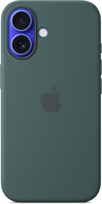 Apple Funda de Silicona con MagSafe para el iPhone 16 - Verde Lago