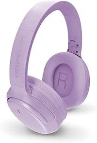 Energy Sistem Rizz Auriculares Inalambricos Bluetooth 5.4 Plegables 50H de Bateria Deep Bass Cascos Diadema con Microfono Conexion Multipunto y Carga Rapida (Lila)