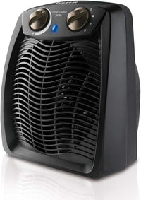 Taurus Tropicano 2400 Calefactor, termoventilador, 2 potencias de calor + ventilador, 2400W, asa de transporte, termostato ajustable, silencioso, diseño negro