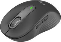 Logitech Signature M650 Draadloze Muis – Voor kleine tot middelgrote handen, 2 jaar batterijduur, stil klikken, aanpasbare zijknoppen, Bluetooth, voor pc/Mac/meerdere apparaten/Chromebook - Grafiet