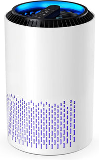 CONOPU Purificador de Aire de Hogar, Purificador Aire con Filtro de Alta Eficiencia, purificador de aire para alergias con Función de Temporizador, Air Purifier con 3 modos de velocidad