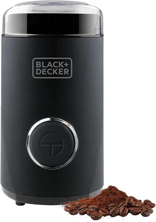 Black+Decker ES9080010B BXCG150E Kaffeemühle, 150, Kunststoff, Schwarz