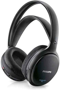 Thumbnail for Philips SHC5200 Auriculares TV Inalámbricos, Supraaurales HiFi (Altavoz 32 mm, Transmisión Inalámbrica por FM, Banda Interior Auto-Ajustable, Completamente Recargable) Negro