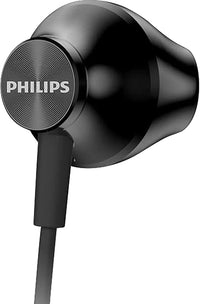 PHILIPS Audio In Ear Kopfhörer UE100BK/00 mit verbesserter Bassleistung (14,2-mm-Neodym-Treiber, ergonomisches Design, 1-m-Kabel), Schwarz, einheitsgröße, TAUE100BK/00