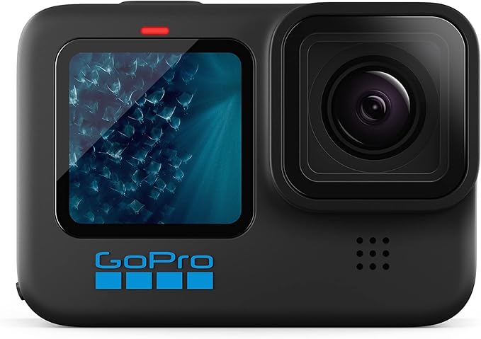 GoPro HERO11 Negro - Cámara de acción a Prueba de Agua con Video Ultra HD 5.3K60, Fotos de 27MP, Sensor de Imagen de 1/1.9", transmisión en Vivo, cámara Web, estabilización