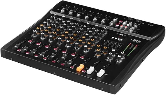 IMG Stageline MXR-80 - Mezclador de audio USB, interfaz de audio, grabación Bluetooth FX Studio
