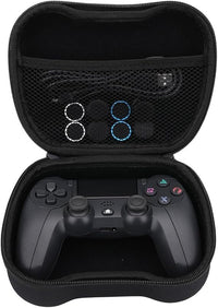 Pack Mando NK para PS4 / PS3 / PC/Móvil Inalámbrico - Wireless Controller, 2-Shock, 6 ejes, Panel Táctil, Entrada Auriculares, Cable de Carga, 8 x Joystick Grips, Funda para mando - Negro