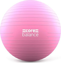 Core Balance, Pelota de Pilates, Fitness, Yoga, Embarazo, Fitball para Ejercicios Gimnasia - Muy Resistente – Tamaño 55cm 65cm 75cm 85cm - Hinchador Incluido
