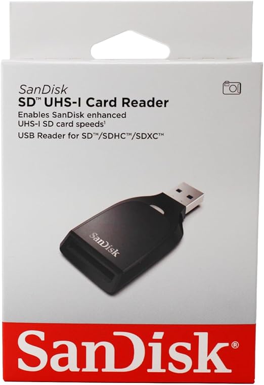 SanDisk SD UHS-I Card Reader, Black