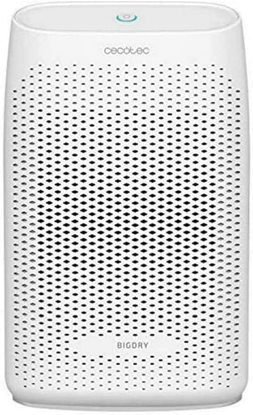 Cecotec BigDry 2000 Essential Deshumidificador, 300 ml/día, depósito extraíble de 0,7 litros, Cobertura hasta 15 m2, Filtro extraíble y Lavable, Apagado automático