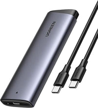 Thumbnail for UGREEN Carcasa SSD M.2 NVMe USB C 3.2 Gen 2, Caja para Disco Duro PCIe 10Gbps UASP Compatible con 4TB M/M+B Key 2230/2242/2260/2280 con Cable (No Compatible con SATA)