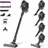 Taurus - Aspirador escoba HS-2900, 3-in-1: escoba eléctrica, de mano y vertical, Autonomía 50 min, Filtro EPA, Modo Eco y Turbo, Zapata con 2 cepillos intercambiables, Set accesorios, Negro