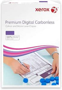 Xerox 003R99107 - Premium Digital - Papel autocopiante (2 copias por hoja, clasificadas por cartón), color blanco y rosa