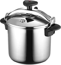 Magefesa Star Recta - Olla Express Tradicional 10L, Acero Inoxidable 18/10, para Todo Tipo de Cocinas, Inducción, 3 Sistemas de Seguridad