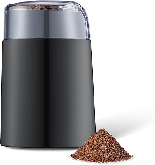 Amazon Basics Molinillo de café eléctrico, negro
