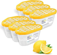 Aquafloow Deshumidificador 400 ml, Antihumedad Habitación 6 Piezas LEMON | Neutralizador de Olores, Absorbente de Humedad para Cocina, Armario, Baño, Estudio, Ropa