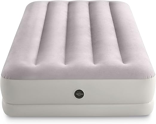 Intex Cama Inflable Doble Dura-Beam Prestige de Altura Media con USB 150, tamaño inflado: 99 cm x 1,91 m x 30 cm (64177)