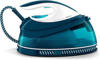 Thumbnail for Philips PerfectCare Plancha Generadora de Vapor Compacta - Tecnología OptimalTEMP, 6.5 Bares, Golpe de Vapor 400 g, 120 g/min, Autoapagado, Tamaño Compacto, Suela Special, Color Azul (GC7844/20)