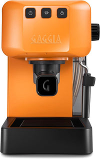 Thumbnail for Gaggia EG2109 Orange, Cafetera Espresso Manual para Café Molido o Monodosis, sistema POD para Espressos Cremosos con Monodosis, Preinfusión Automática, Nuevo Modelo 2023, 100% Made in Italy