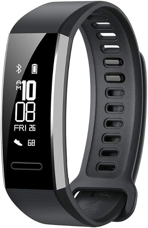 Huawei Band 2 Pro - Pulsera de Actividad, Pantalla Táctil, Monitor de Ritmo y Sueño, Sumergible, Negro