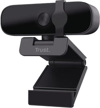 Trust Oran 1080p Webcam PC Full HD USB mit Blickschutzfilter, Fixfokus
