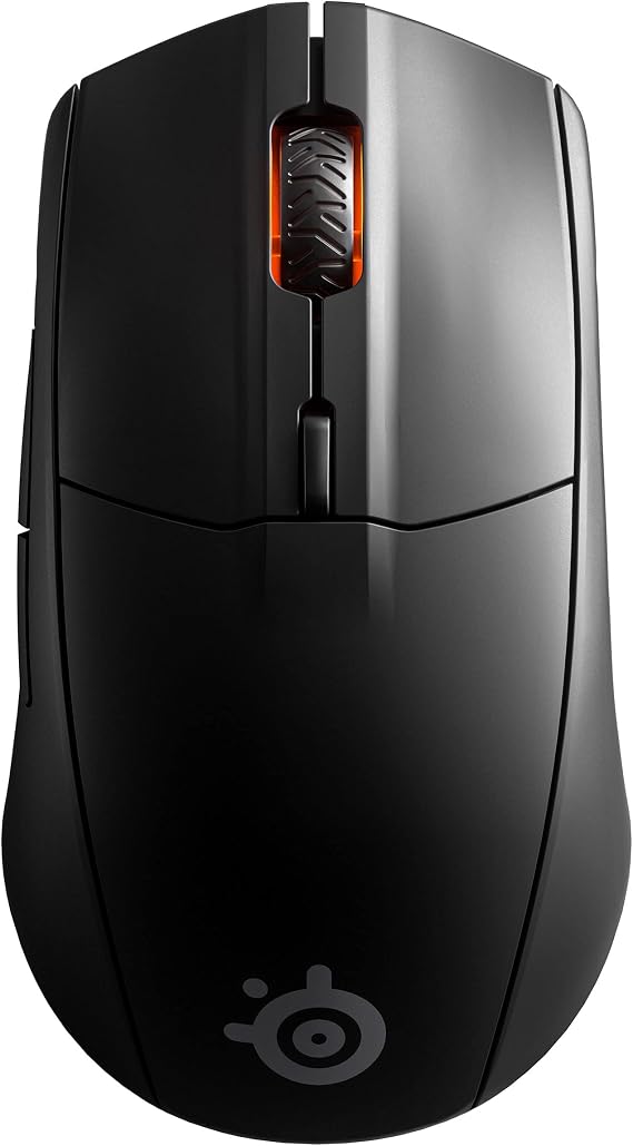 SteelSeries Rival 3 Wireless - Raton Gamin - Inalambrico - Batería con Más De 400 Horas De Duración - Tecnología Dual Inalámbrico a 2.4 GHz y Bluetooth 5.0 - Negro