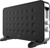 Cecotec Radiador Eléctrico Bajo Consumo Ready Warm 6550 Turbo Design. 2000 W, Termostato regulable, 4 Modos, Soporte de pie, Protección sobrecalentamiento, 20m2