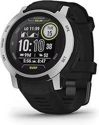 Garmin Instinct 2 Solar Surf, Reloj inteligente con GPS resistente al agua, carga solar, funciones de surf y deportivas, pulsioximetría, puntuación de sueño y notificaciones del smartphone,Bells Beach