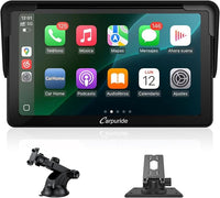 Carpuride V92 - Estéreo portátil para Coche, inalámbrico Carplay y Android Auto, 10,26 Pulgadas 1080P HD Pantalla táctil Radio con BT 5.0, Soporte de Enlace de Espejo para camión RV Dash Mount