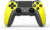 NK Mando para PS4 / PS3 / PC/Móvil Inalámbrico - Wireless Controller con 2-shock, Función Detección 6 ejes, Luz LED, Panel Táctil, Entrada para Auriculares, Cable de Carga incluido - Negro