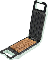 Bestron Máquina para Churros, Gofrera para 4 Churros, Diseño Retro, 70 Vatios, Sweet Dreams, Menta