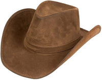 Thumbnail for Boland Wyoming Hat, piel sintética, sombrero de vaquero, salvaje oeste, guardabosques, disfraces, carnaval, fiesta temática