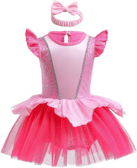 Lito Angels Disfraz de Princesa para Bebé Niñas Body Mono Mamelucos Onesie Vestido con Diadema